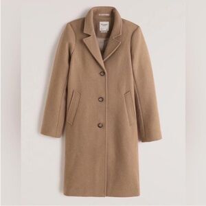 Abercrombie & Fitch Wool Dad Coat